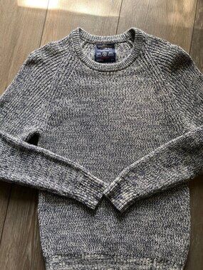 Men's American Eagle Outfitters 100% Cotton Sweater in Navy Tweed Size L